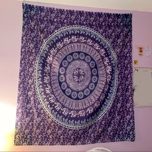 Purple Mandala Wall Tapestry!